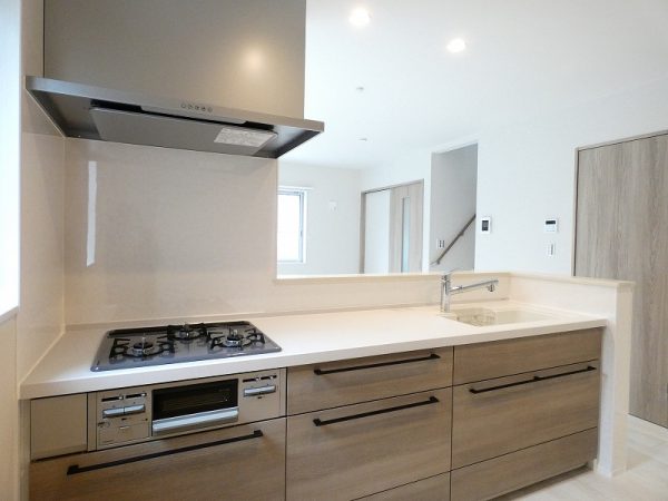 戸建 賃貸 2LDK ファミリー 子育て 静かな環境 カウンターキッチン システムキッチン 浄水器