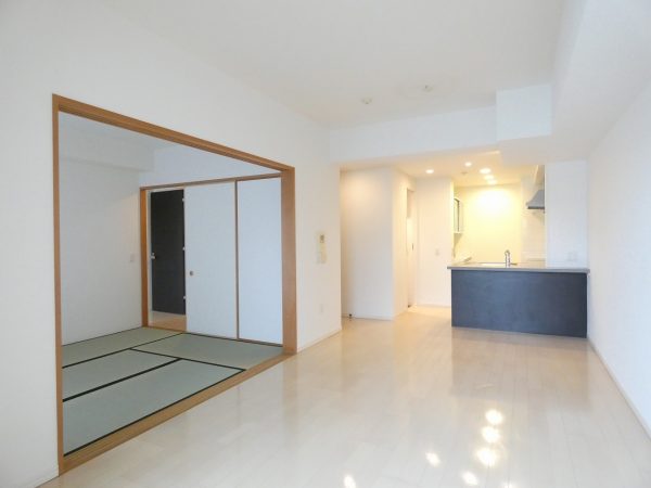 レクセルプラザ本川越 分譲マンション 分譲賃貸 リビング 和室 畳